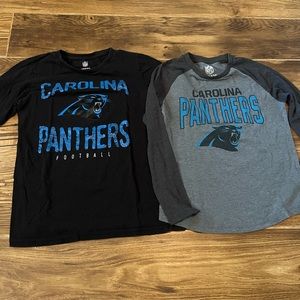 Carolina panthers shirt bundle, both NFL brand